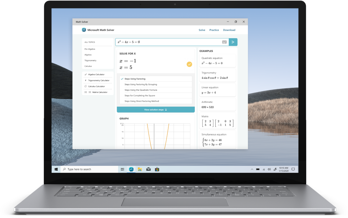 herunterladen-microsoft-math-solver